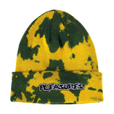 PLEASURES Backbone Dyed Beanie at Gravity NYC